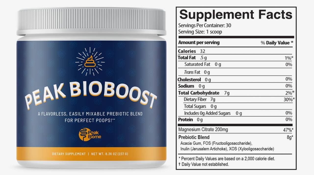 peak bioboost ingredients