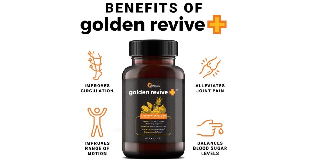Golden Revive Plus by UpWellness ( Unbiased Review ) Joint and Muscle Support Supplement