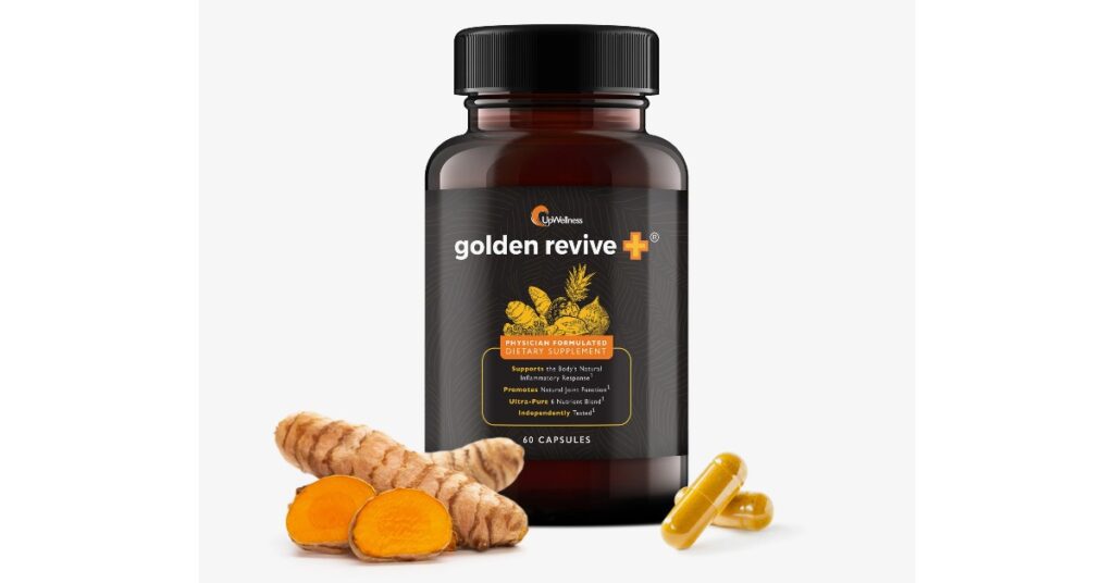 Golden Revive Plus joint supplement by UpWellness ( Unbiased Review ) Joint and Muscle Support Supplement