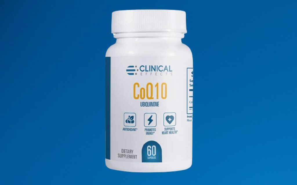 Clinical Effects CoQ10 Ubiquinone reviews benefits list