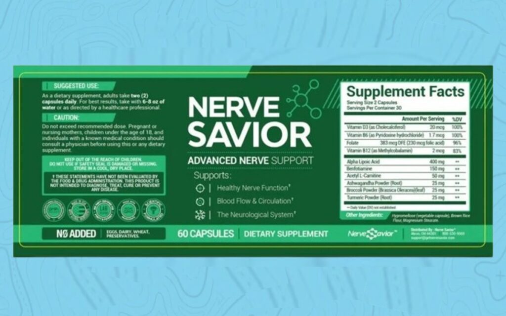 Nerve Savior  ingredients How Does Nerve Savior Work?